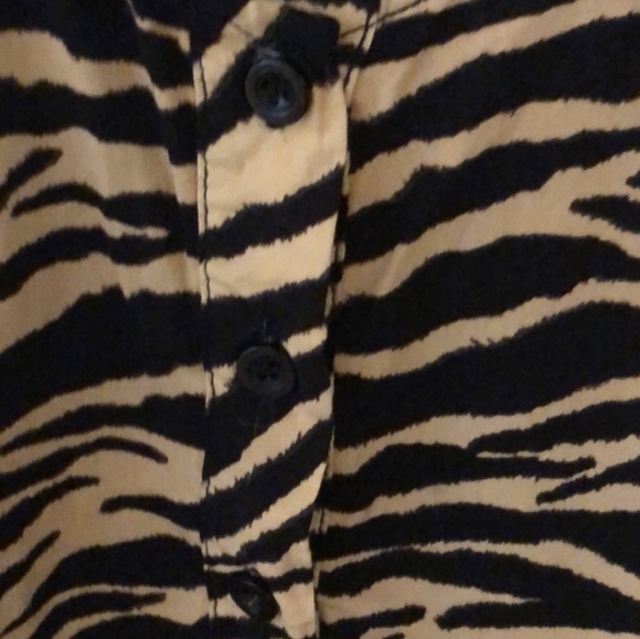 Sparkle & fade flowy top animal print - Picture 4 of 5